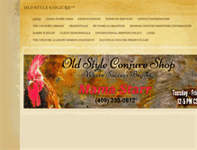 Tablet Screenshot of oldstyleconjure.com